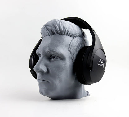 Lionel Messi Headphone Holder Bust, Headset Stand, Sculpture, Decoration