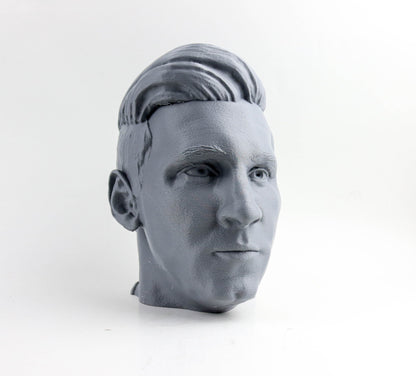 Lionel Messi Headphone Holder Bust, Headset Stand, Sculpture, Decoration