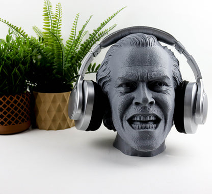 The Shining Headphone Holder, Jack Torrance Headset Stand Bust, Horror Movie Home Decor