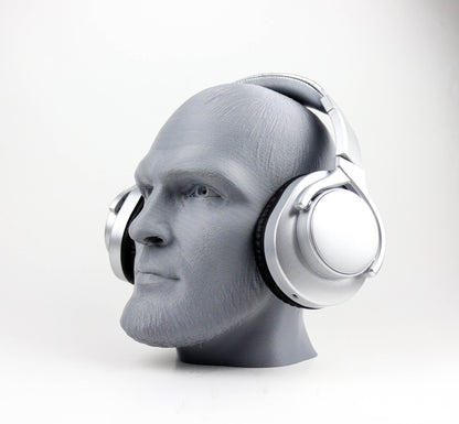 Khabib Nurmagomedov Bust Headphone Holder, Headset Stand, Bust, Sculpture, Decoration