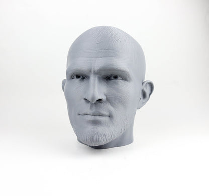 Khabib Nurmagomedov Bust Headphone Holder, Headset Stand, Bust, Sculpture, Decoration