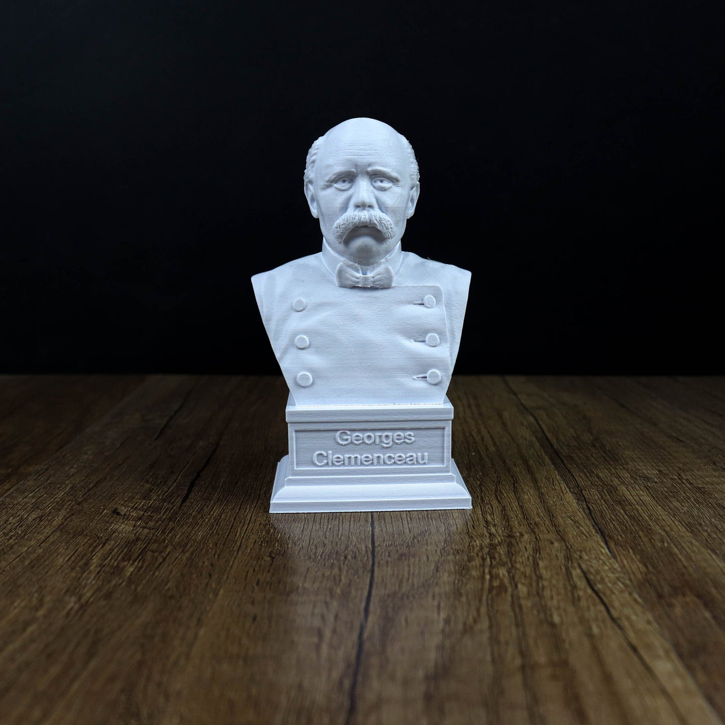 Georges Clemenceau Bust, French Minister of War in WW1 Statue