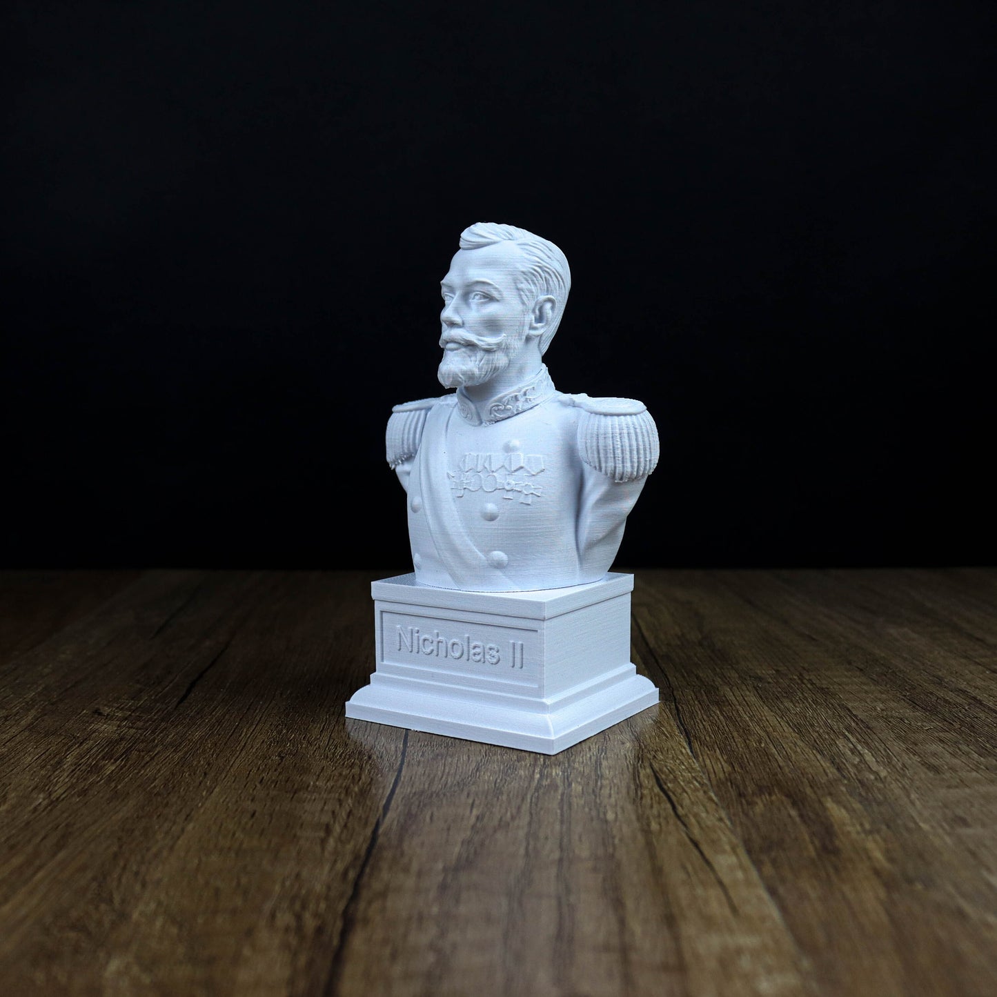 Nicholas II of Russia Bust, Tsar Nicholas Romanov Sculpture