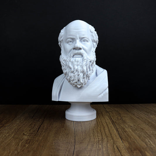 Socrates Bust, Greek Statue, Sculpture