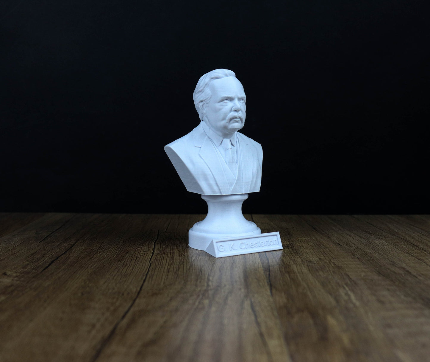 G. K. Chesterton Bust, British Author Sculpture