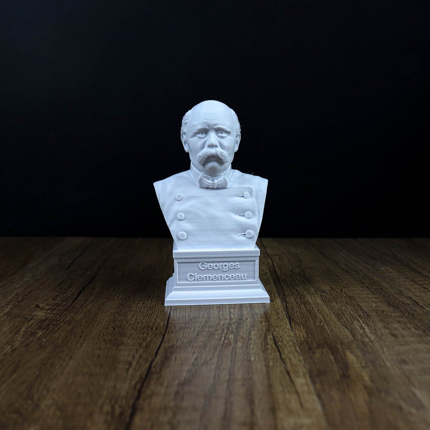 Georges Clemenceau Bust, French Minister of War in WW1 Statue