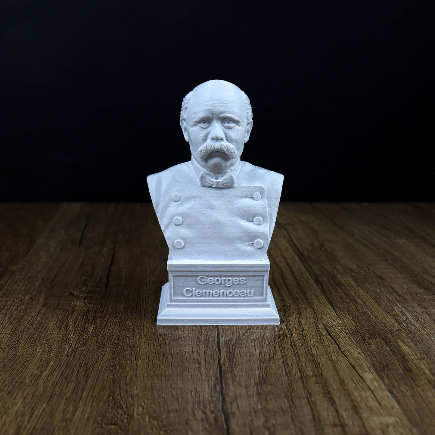 Georges Clemenceau Bust, French Minister of War in WW1 Statue