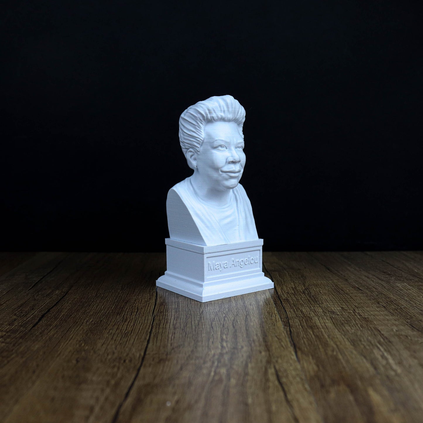 Maya Angelou Bust, African American Writer Statue, Civil Rights Activist Sculpture