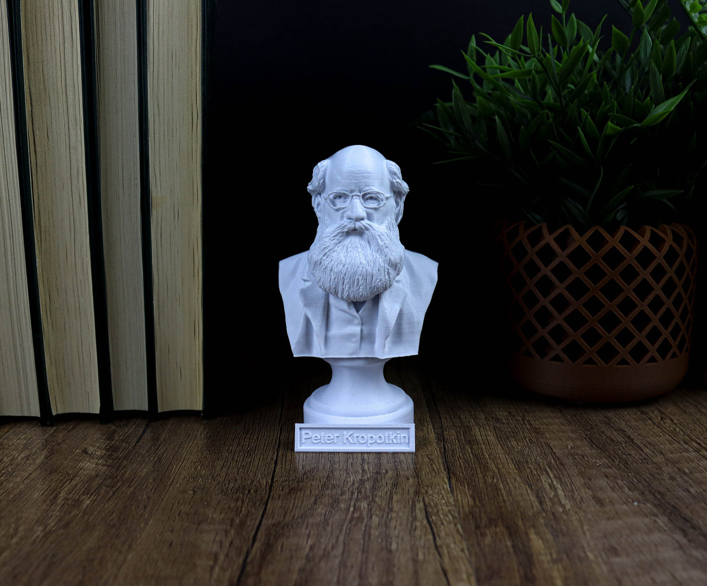 Peter Kropotkin Bust, Russian Anarchist and Geographer Statue, Anarchist Communism Sculpture