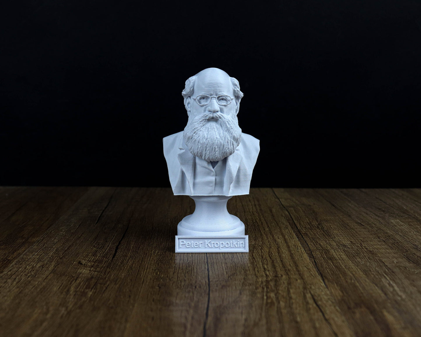 Peter Kropotkin Bust, Russian Anarchist and Geographer Statue, Anarchist Communism Sculpture