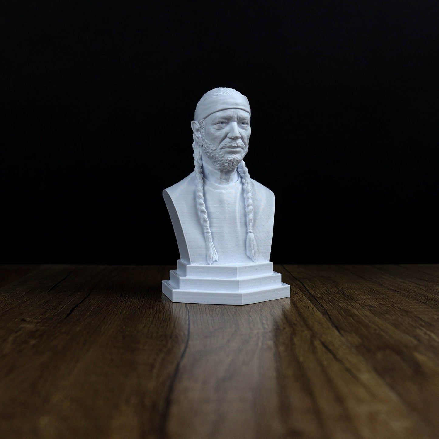 Willie Nelson Bust, Country Music Legend Statue, Gift for Country Music Fans