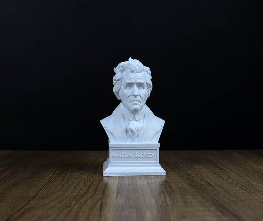Andrew Jackson Bust, 7th U.S. President, American History Art Decor