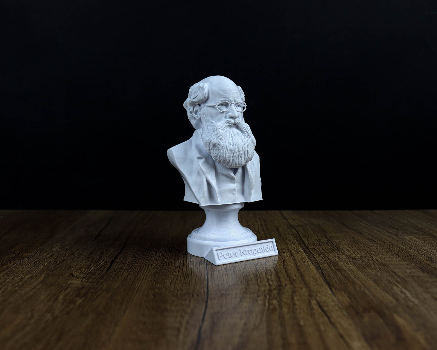 Peter Kropotkin Bust, Russian Anarchist and Geographer Statue, Anarchist Communism Sculpture