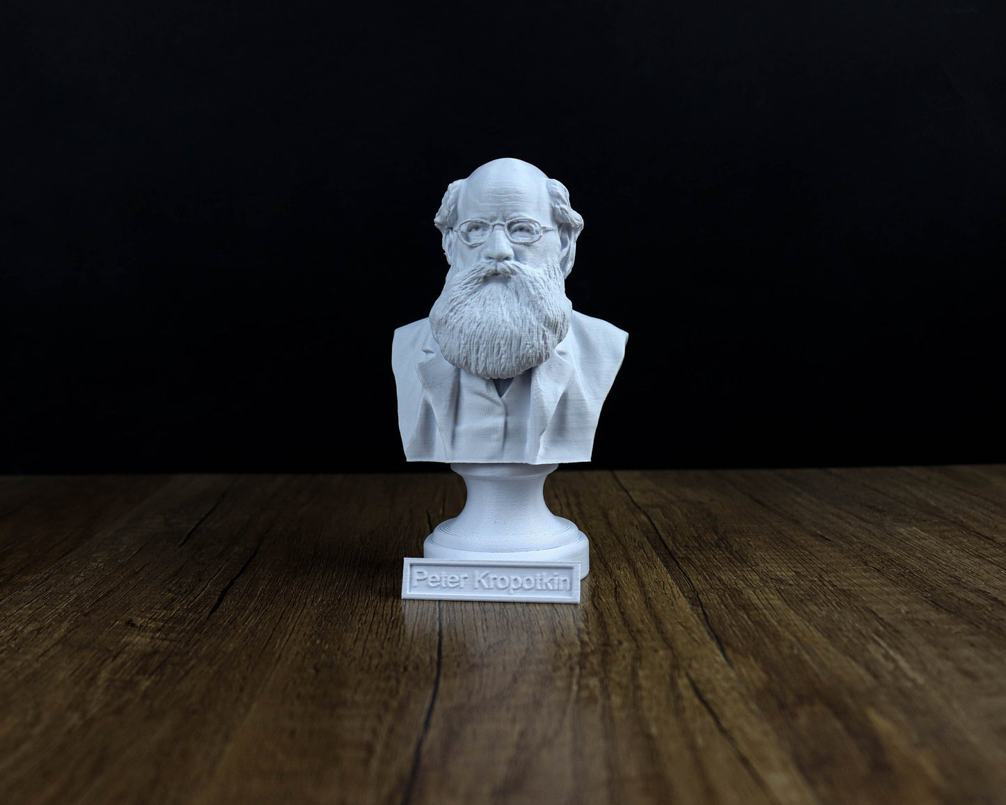 Peter Kropotkin Bust, Russian Anarchist and Geographer Statue, Anarchist Communism Sculpture