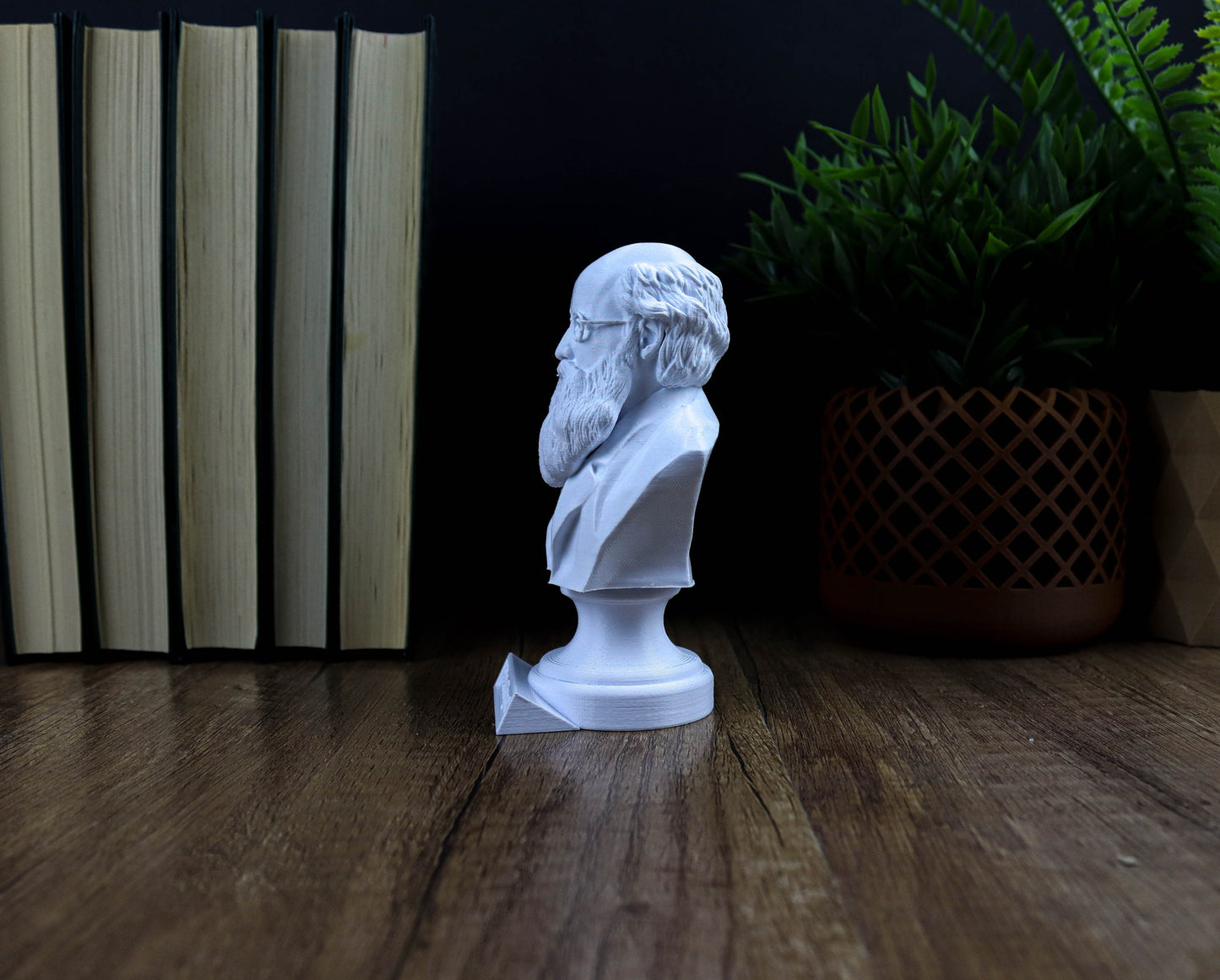 Peter Kropotkin Bust, Russian Anarchist and Geographer Statue, Anarchist Communism Sculpture