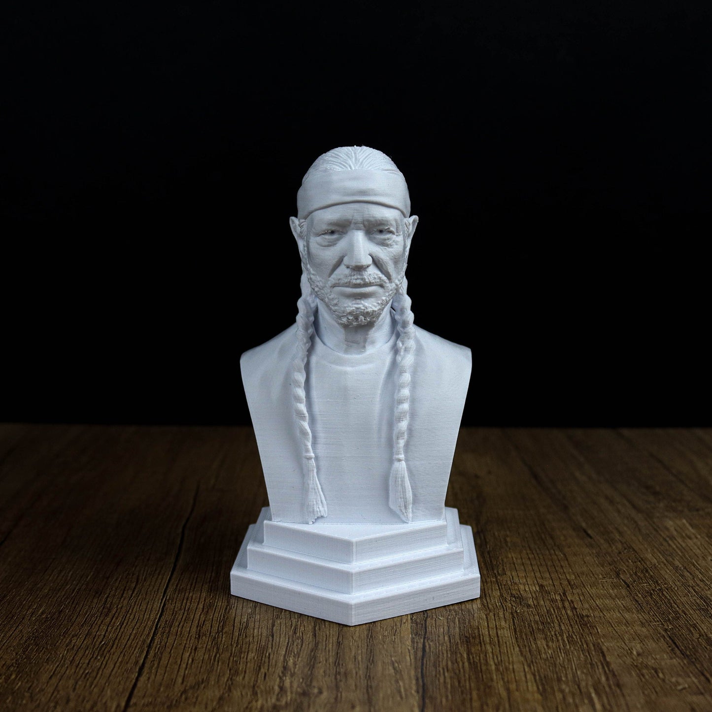 Willie Nelson Bust, Country Music Legend Statue, Gift for Country Music Fans