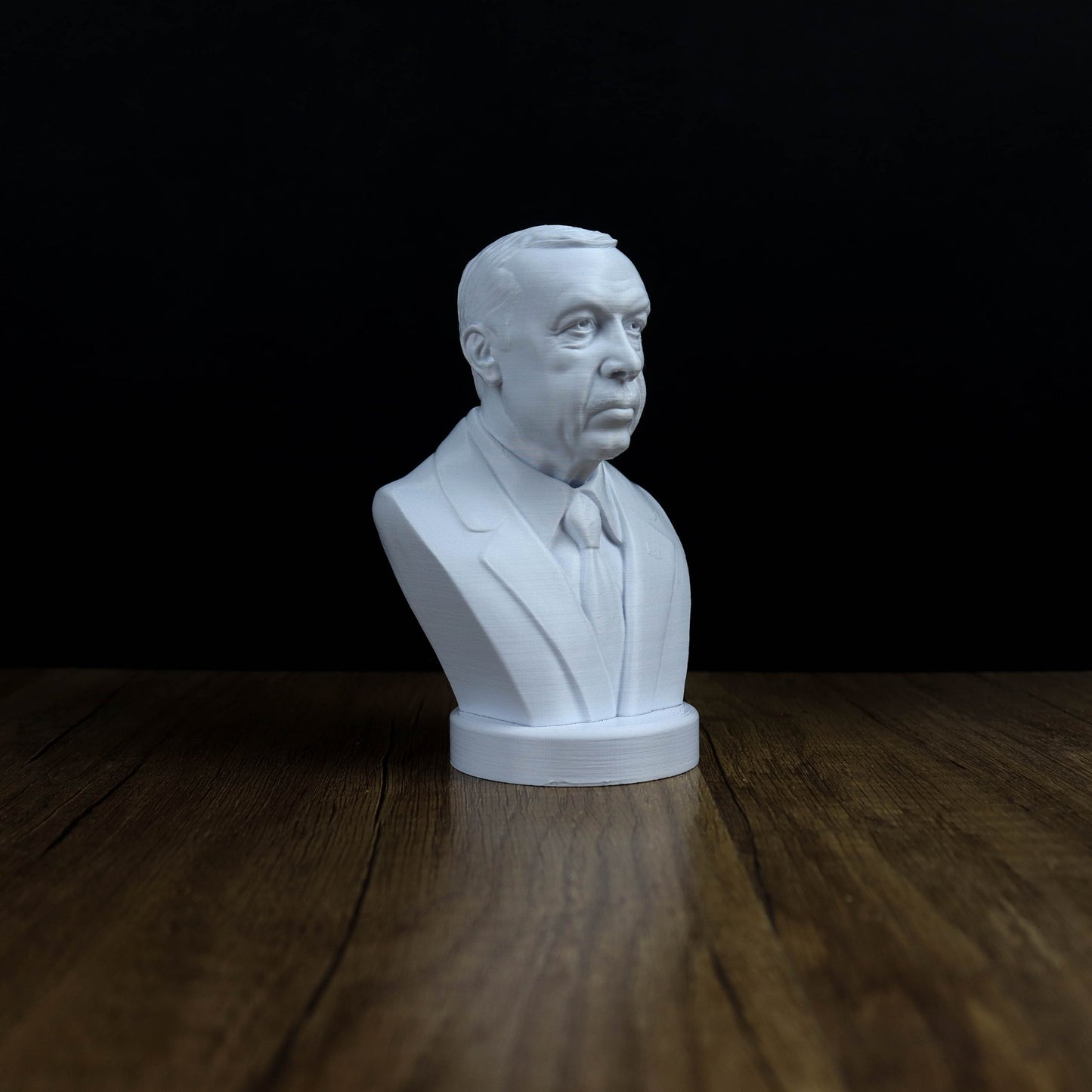 Recep Tayyip Erdoğan Statue, Turkish Leader 3d printed Bust