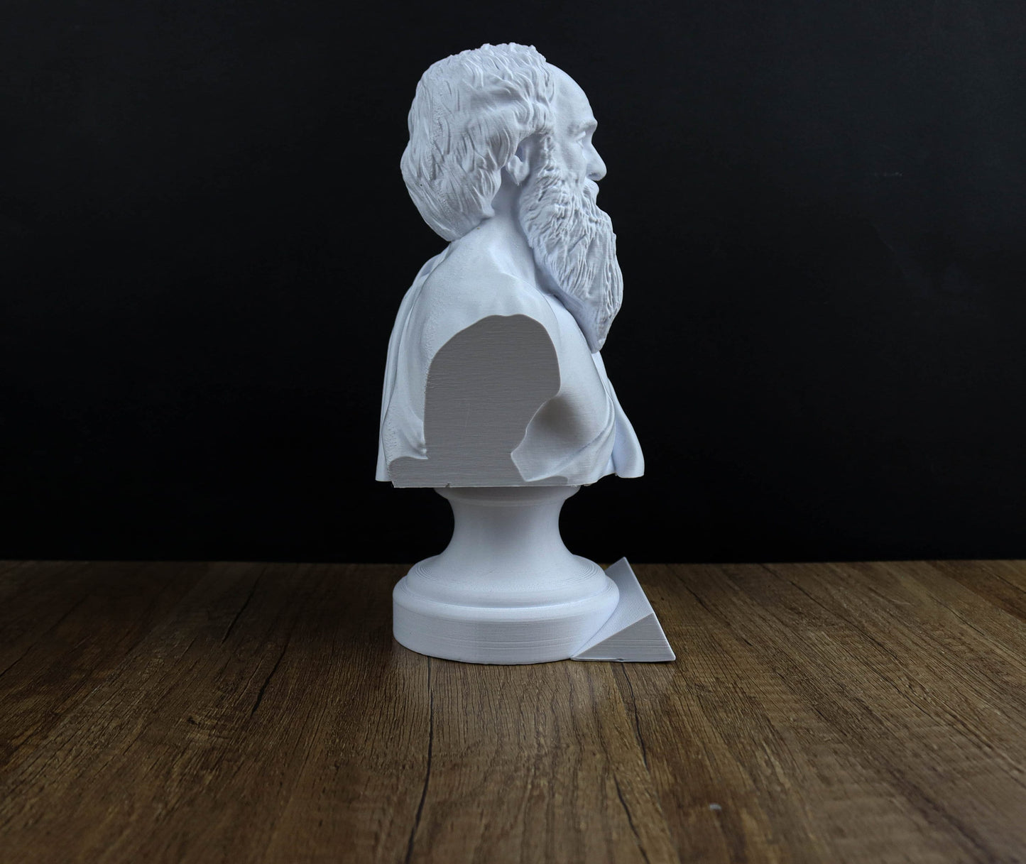 Pythagoras Bust, Ancient Mathematician Statue, Greek Mythology Inspired Sculpture