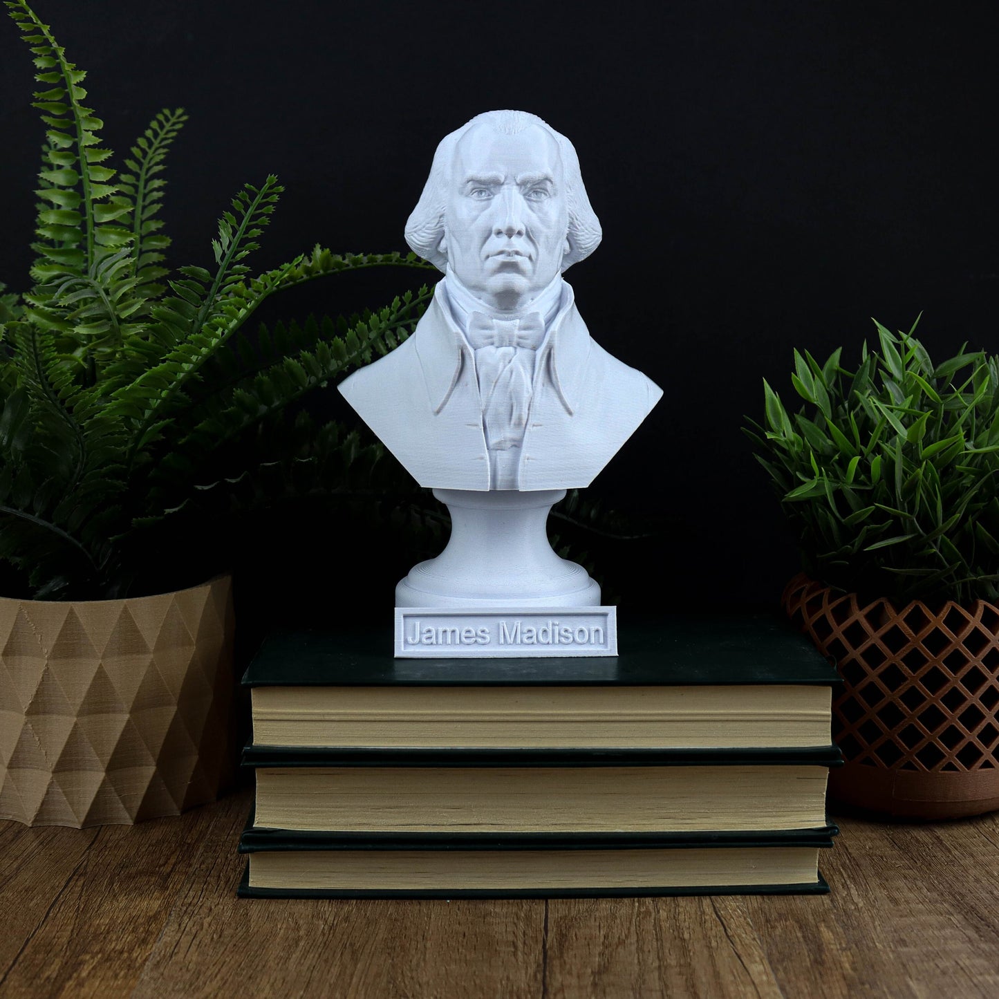 James Madison Bust, Founding Father sculpture, American history decor