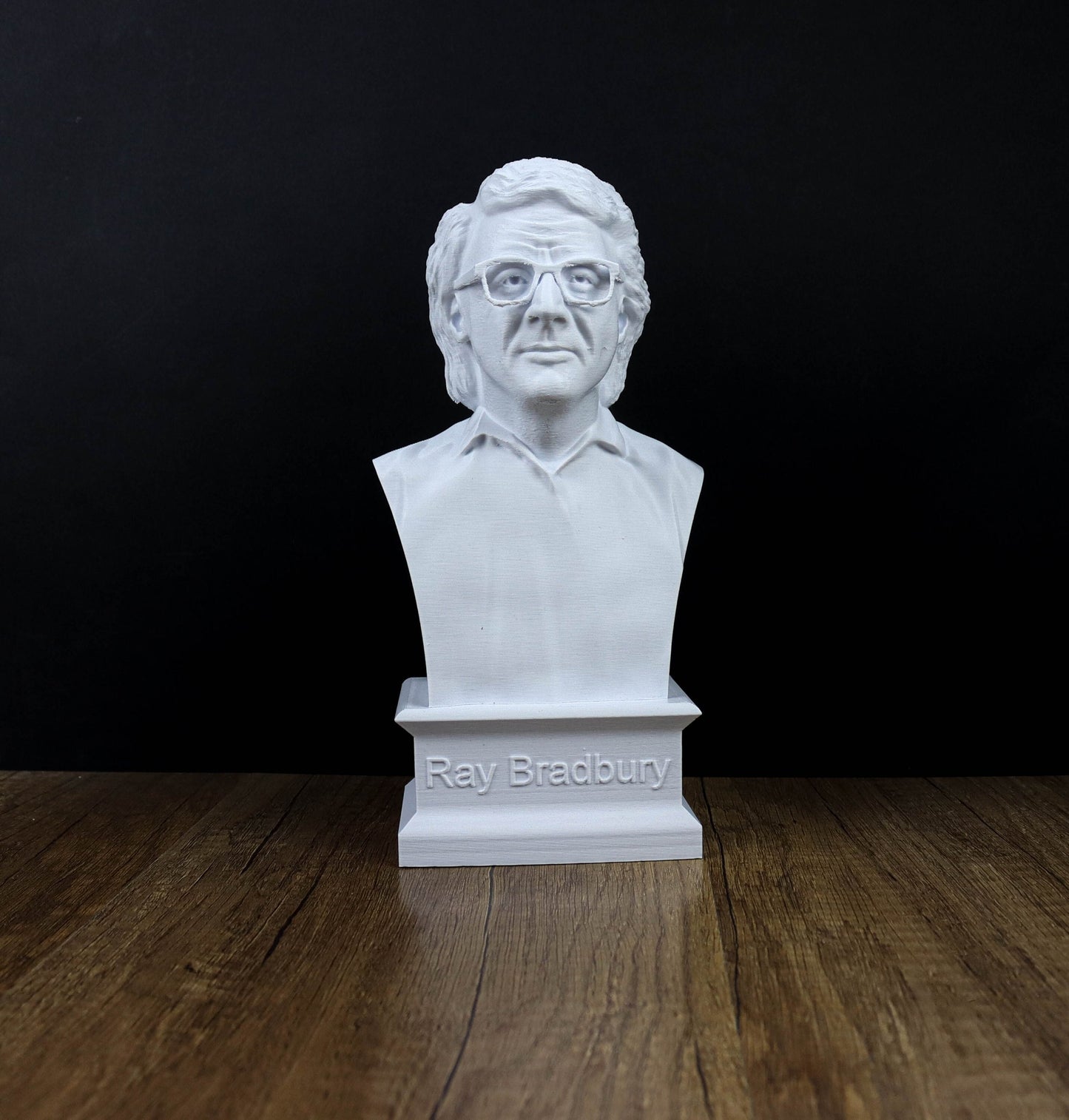 Ray Bradbury Statue Bust