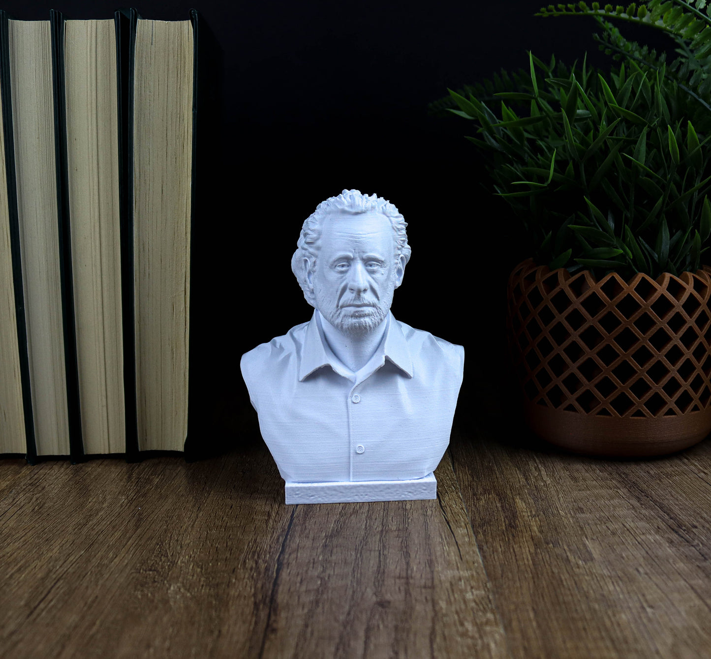 Charles Bukowski Bust, Unique Book Lover Gift Statue
