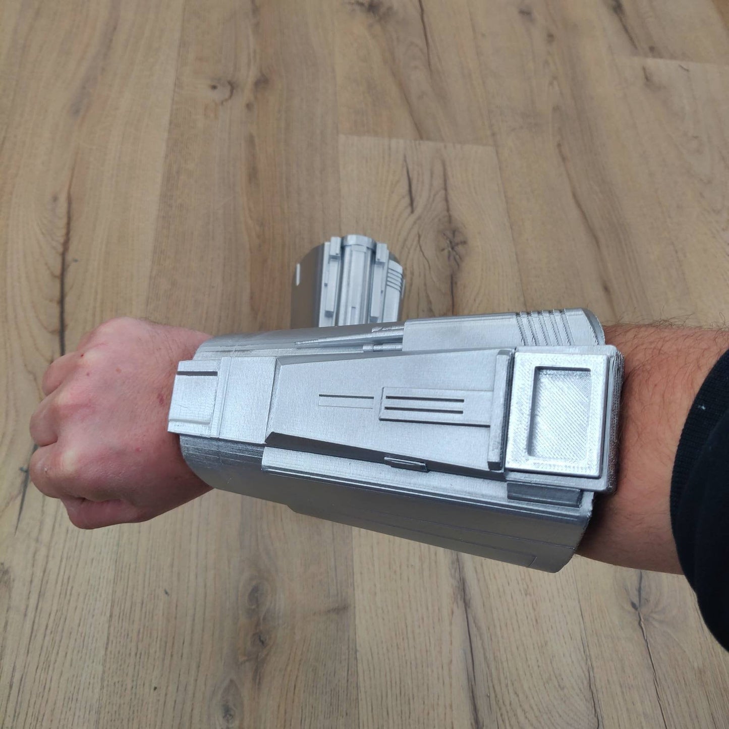 Mandalorian Beskar Gauntlets and Hand Pads 3d Printed Props for Cosplay