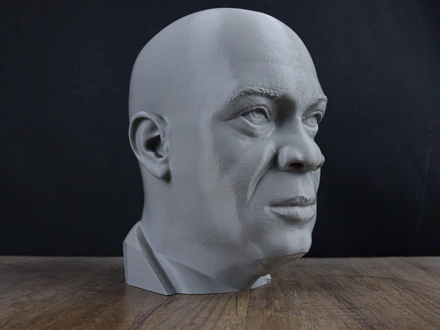 Samuel L Jackson 3d Bust, Headphone Holder Sculpture