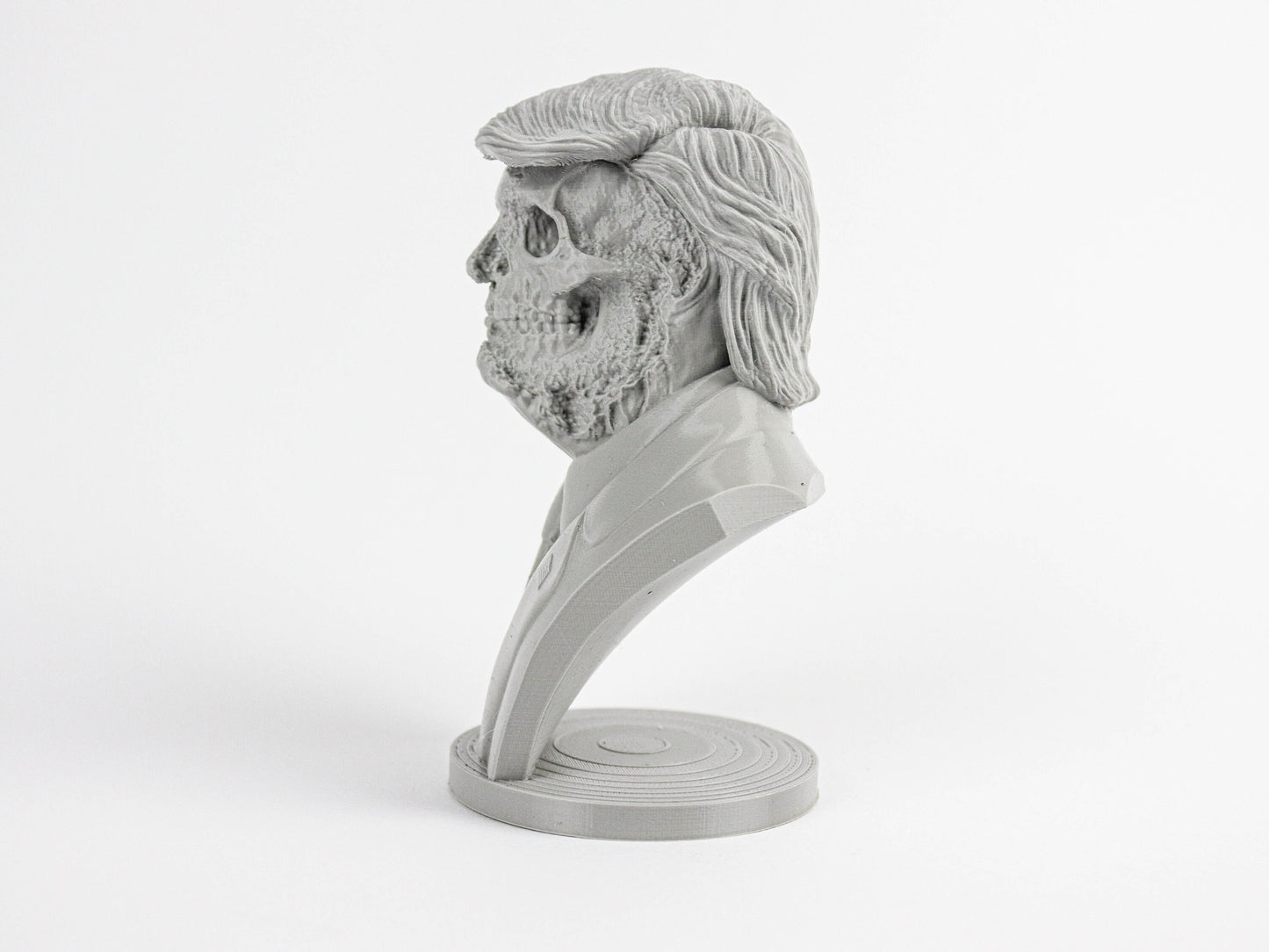 Half Skull Donald Trump Bust Sculpture