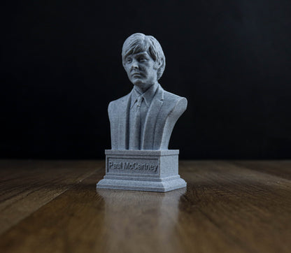 Paul McCartney Bust, The Beatles Statue, Sculpture Decoration