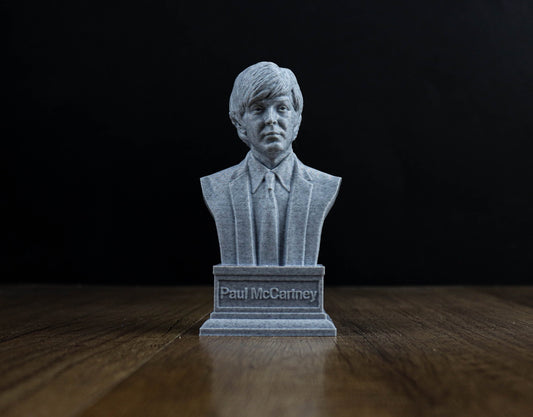 Paul McCartney Bust, The Beatles Statue, Sculpture Decoration