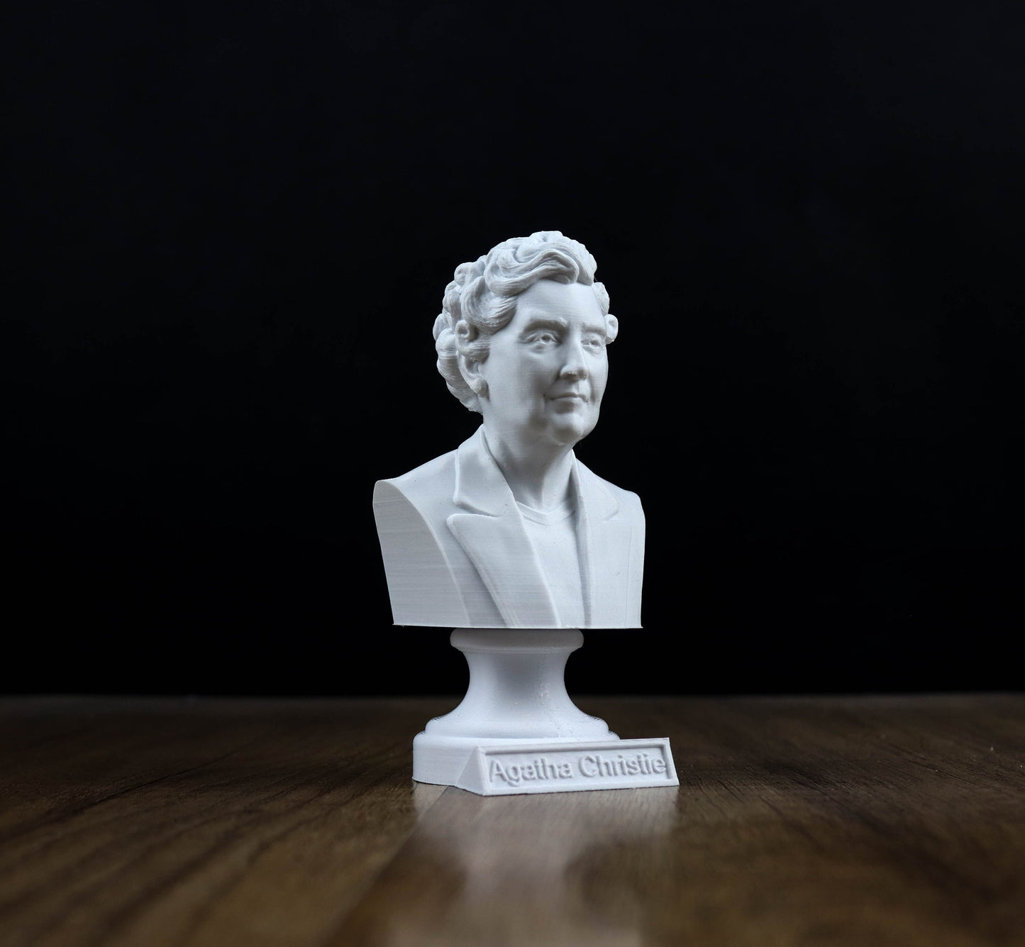 Agatha Christie Bust, English Writer Statue, Gift for Book Lover